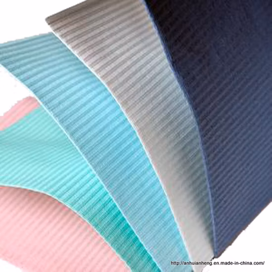 Teli chirurgici medici Grembiule da tatuaggio impermeabile per paziente Carta colorata usa e getta per adulti Uso bavaglini dentali consumabili