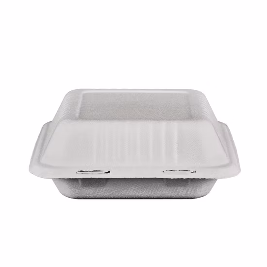 Degradabile bagassa di canna da zucchero posate usa e getta fast food da asporto stoviglie usa e getta contenitore per alimenti adatto per occasioni di varietà