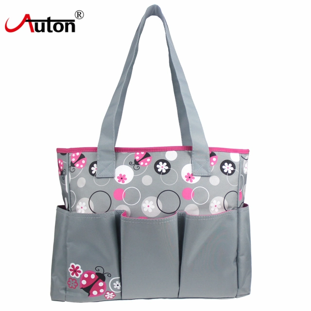 Diaper Bag Handbag Mami Mommy Mummy Bag Polyester Print (30cm<max Length<50cm)