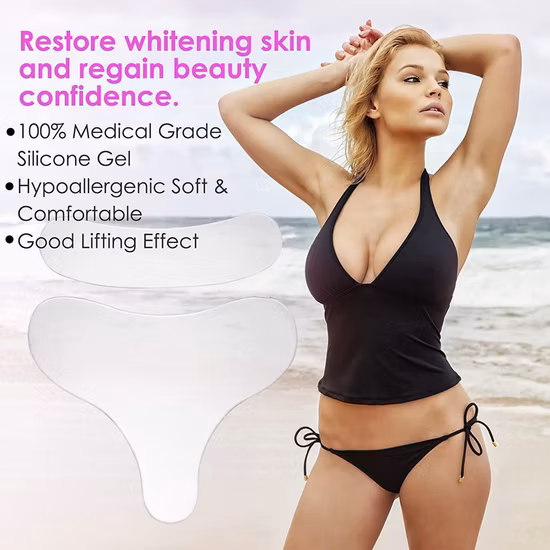 Silicone Petto Sollevamento Del Seno Anti Rughe Pad Reggiseno Rughe Reggiseno Scollature Anti Invecchiamento Collo Decollete Pastiglie Pasta